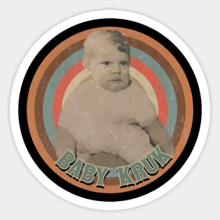 Baby Kruk - Style Vintage Look Sticker